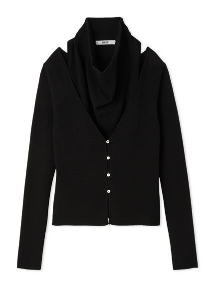 【スナイデル/SNIDEL】のノースリーブニットアンサンブル インテリア・キッズ・メンズ・レディースファッション・服の通販 founy(ファニー) 　ファッション　Fashion　レディースファッション　Fashion for Women　トップス・カットソー　Cut & Sew Tops　ニット　Knit Tops & Sweaters　アンサンブルニット　Knit Ensembles & Twin Sets　キャミソール&ノースリーブ　Camisoles & Sleeveless Tops　おすすめ　Recommended / Our Picks　アンサンブル　Ensemble Set　エレガント 上品　Elegant　カーディガン　Cardigan, Knitwear　コンパクト　Compact, Small Size　トレンド　Trend, Trending Now　ドレープ　Drape, Draping Fabric　ノースリーブ　Sleeveless, No-Sleeve　フロント　Front, Front Design　BLK[009]|ID: prp329100004663598 ipo3291000000033739316