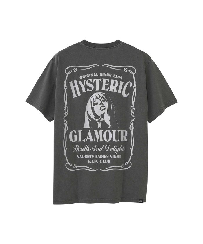 【ヒステリックグラマー/HYSTERIC GLAMOUR / MEN】のWHISKY WOMAN Tシャツ インテリア・キッズ・メンズ・レディースファッション・服の通販 founy(ファニー) https://founy.com/ ファッション Fashion メンズファッション Fashion for Men インディゴ Indigo Denim ジーンズ Jeans, Denim Pants モチーフ Motif, Design Theme ヴィンテージ Vintage Style |ID: prp329100004664119 ipo3291000000033838797
