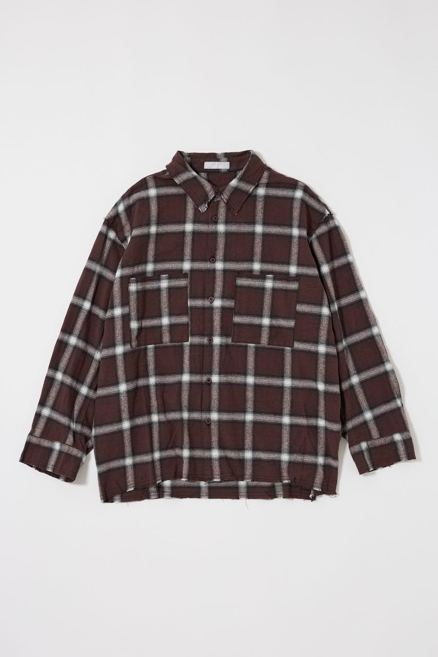 【マウジー/moussy】のCUT OFF OMBRE CHECK シャツ 人気、トレンドファッション・服の通販 founy(ファニー) 　ファッション　Fashion　レディースファッション　Fashion for Women　トップス・カットソー　Cut & Sew Tops　シャツ・ブラウス・オフィスカジュアル　Elegant Blouses & Button-Ups　おすすめ　Recommended / Our Picks　タンク　Tank Top, Sleeveless Top　ポケット　Pocket, Pocket Detail　人気　Popular, Best Seller　再入荷　Restock / Back in Stock　 other-1|ID: prp329100004664381 ipo3291000000033742352