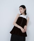 【ナチュラル ビューティー ベーシック/NATURAL BEAUTY BASIC】のベルベットキャミビスチェ ダークブラウン1|ID: prp329100004664404 ipo3291000000033742403