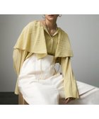 【サロン アダム エ ロペ/SALON adam et rope'】のフロントリボンフリルカラーブラウス 人気、トレンドファッション・服の通販 founy(ファニー) ファッション Fashion レディースファッション Fashion for Women トップス・カットソー Cut & Sew Tops シャツ・ブラウス・オフィスカジュアル Elegant Blouses & Button-Ups イエロー Yellow インナー Innerwear カフス Cuff Design 今季 This Season, Current Season ジャケット Jacket, Outerwear フリル Frill, Ruffle フロント Front, Front Design ポケット Pocket, Pocket Detail 羽織 Haori, Light Jacket リラックス Relax, Relaxed Fit ロング Long, Long-Length おすすめ Recommended / Our Picks thumbnail イエロー(80)|ID: prp329100004664432 ipo3291000000033742495