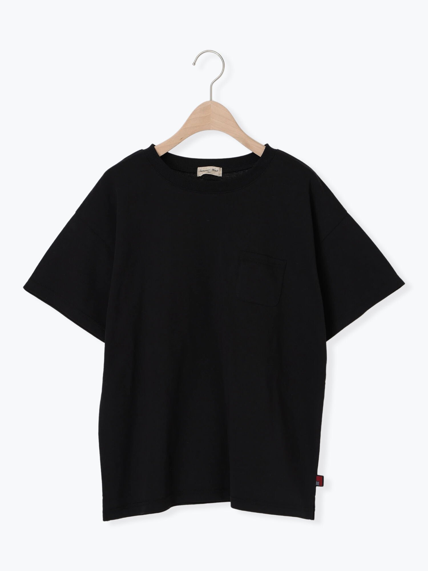 【サマンサモスモス/Samansa Mos2】の【USAコットン】Tシャツ 人気、トレンドファッション・服の通販 founy(ファニー) 　ファッション　Fashion　レディースファッション　Fashion for Women　トップス・カットソー　Cut & Sew Tops　シャツ・ブラウス・オフィスカジュアル　Elegant Blouses & Button-Ups　ロングTシャツ・Tシャツ　Longline T-Shirts & Tees　シンプル　Simple, Minimal　ベーシック　Basic, Essential　ポケット　Pocket, Pocket Detail　定番　Standard, Basic Item　 other-1|ID: prp329100004665512 ipo3291000000033814495