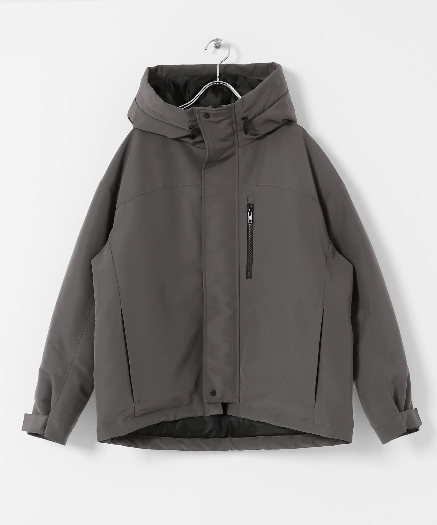 【サニーレーベル/Sonny Label / URBAN RESEARCH】のフーディーダウンジャケット インテリア・キッズ・メンズ・レディースファッション・服の通販 founy(ファニー) 　ファッション　Fashion　レディースファッション　Fashion for Women　アウター　Coat / Outerwear Collection　レディースジャケット・軽アウター　Jackets　2025年　2025　2025-2026秋冬・A/W　Autumn/Winter 2025–26 AW25–26　冬　Winter / This Winter　おすすめ　Recommended / Our Picks　シンプル　Simple, Minimal　ダウン　Down, Puffer　ヘムライン　Hemline, Bottom Cut　切替　Switching, Contrast Panel　A/W・秋冬　Autumn/Winter　チャコール|ID: prp329100004665745 ipo3291000000033747903