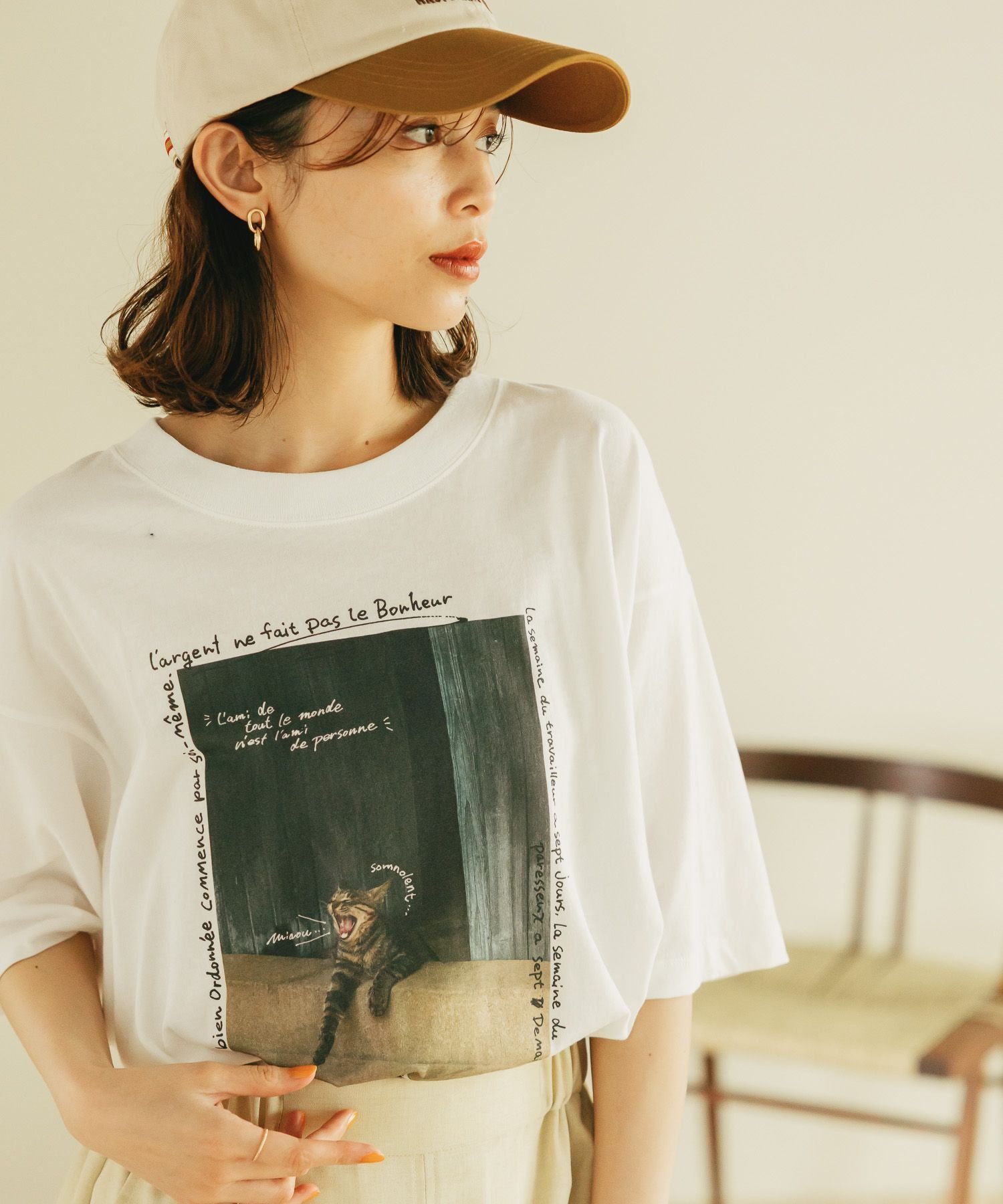 【スタディオ クリップ/studio CLIP】のアソートフォトスケッチTシャツ 人気、トレンドファッション・服の通販 founy(ファニー) 　ファッション　Fashion　レディースファッション　Fashion for Women　トップス・カットソー　Cut & Sew Tops　シャツ・ブラウス・オフィスカジュアル　Elegant Blouses & Button-Ups　ロングTシャツ・Tシャツ　Longline T-Shirts & Tees　おすすめ　Recommended / Our Picks　イラスト　Illustration　デニム　Denim, Jeans Material　トレンド　Trend, Trending Now　モチーフ　Motif, Design Theme　夏　Summer　定番　Standard, Basic Item　 other-1|ID: prp329100004665816 ipo3291000000033748179