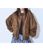 【ジーナシス/JEANASiS】のモンスターブルゾン ダークブラウン|ID: prp329100004665832 ipo3291000000034528488