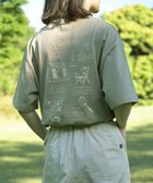【アイモハ/aimoha】のCOTTON T SHIRTS - S more gear illustration 人気、トレンドファッション・服の通販 founy(ファニー) ファッション Fashion レディースファッション Fashion for Women トップス・カットソー Cut & Sew Tops シャツ・ブラウス・オフィスカジュアル Elegant Blouses & Button-Ups ロングTシャツ・Tシャツ Longline T-Shirts & Tees お家時間・ステイホーム Stay Home / At Home イラスト Illustration プリント Print, Printed Pattern thumbnail カーキ|ID: prp329100004665862 ipo3291000000034011099