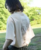 【アイモハ/aimoha】のCOTTON T SHIRTS - S more gear illustration 人気、トレンドファッション・服の通販 founy(ファニー) ファッション Fashion レディースファッション Fashion for Women トップス・カットソー Cut & Sew Tops シャツ・ブラウス・オフィスカジュアル Elegant Blouses & Button-Ups ロングTシャツ・Tシャツ Longline T-Shirts & Tees お家時間・ステイホーム Stay Home / At Home イラスト Illustration プリント Print, Printed Pattern thumbnail ベージュ|ID: prp329100004665862 ipo3291000000034011101