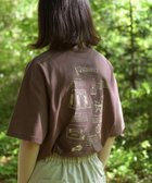 【アイモハ/aimoha】のCOTTON T SHIRTS - S more gear illustration 人気、トレンドファッション・服の通販 founy(ファニー) ファッション Fashion レディースファッション Fashion for Women トップス・カットソー Cut & Sew Tops シャツ・ブラウス・オフィスカジュアル Elegant Blouses & Button-Ups ロングTシャツ・Tシャツ Longline T-Shirts & Tees お家時間・ステイホーム Stay Home / At Home イラスト Illustration プリント Print, Printed Pattern thumbnail ブラウン|ID: prp329100004665862 ipo3291000000034011103