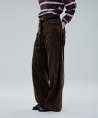【アダム エ ロペ/ADAM ET ROPE'】の【新色追加】ガーメントダイコーデュロイパンツ 人気、トレンドファッション・服の通販 founy(ファニー) ファッション Fashion レディースファッション Fashion for Women パンツ Pants & Trousers コンパクト Compact, Small Size コーデュロイ Corduroy, Cord Fabric ジャケット Jacket, Outerwear ポケット Pocket, Pocket Detail リラックス Relax, Relaxed Fit ワイド Wide, Wide Fit A/W・秋冬 Autumn/Winter おすすめ Recommended / Our Picks 2026年 2026 thumbnail ダークブラウン(20)|ID: prp329100004665891 ipo3291000000034783323