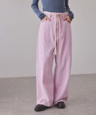 【アダム エ ロペ/ADAM ET ROPE'】の【新色追加】ガーメントダイコーデュロイパンツ 人気、トレンドファッション・服の通販 founy(ファニー) ファッション Fashion レディースファッション Fashion for Women パンツ Pants & Trousers コンパクト Compact, Small Size コーデュロイ Corduroy, Cord Fabric ジャケット Jacket, Outerwear ポケット Pocket, Pocket Detail リラックス Relax, Relaxed Fit ワイド Wide, Wide Fit A/W・秋冬 Autumn/Winter おすすめ Recommended / Our Picks 2026年 2026 thumbnail ピンク系(65)|ID: prp329100004665891 ipo3291000000034783329