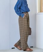 【フリークスストア/FREAK'S STORE】のスラックス イージーパンツ/チェックパンツ 25AW ダークブラウン|ID: prp329100004665919 ipo3291000000034568518