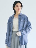【コカ/COCA】のデニムシャツジャケット 人気、トレンドファッション・服の通販 founy(ファニー) ファッション Fashion レディースファッション Fashion for Women アウター Coat / Outerwear Collection レディースジャケット・軽アウター Jackets シンプル Simple, Minimal ジャケット Jacket, Outerwear デニム Denim, Jeans Material ポケット Pocket, Pocket Detail thumbnail Blue|ID: prp329100004665931 ipo3291000000033748667