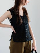 【テチチ/Te chichi】の前あきレイヤードレースジレベスト ブラック|ID: prp329100004665940 ipo3291000000033748711