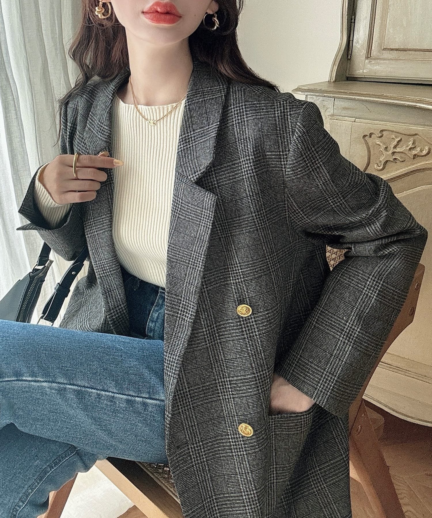 【ジュノア/JUNOAH】のMeiru 選べるテーラードジャケット インテリア・キッズ・メンズ・レディースファッション・服の通販 founy(ファニー) 　ファッション　Fashion　レディースファッション　Fashion for Women　アウター　Coat / Outerwear Collection　レディースジャケット・軽アウター　Jackets　テーラードジャケット / 通勤・きれいめスタイル　Tailored Jackets & Blazers　ブラック|ID: prp329100004666016 ipo3291000000033919920