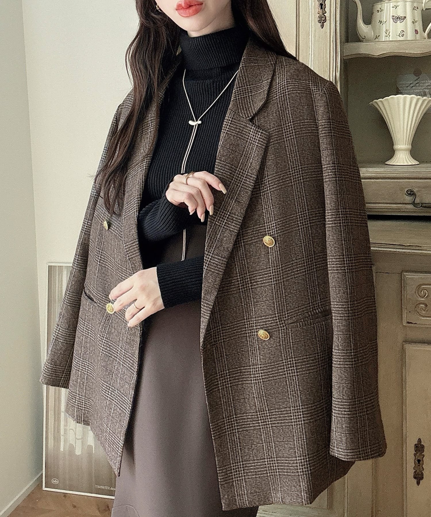 【ジュノア/JUNOAH】のMeiru 選べるテーラードジャケット インテリア・キッズ・メンズ・レディースファッション・服の通販 founy(ファニー) 　ファッション　Fashion　レディースファッション　Fashion for Women　アウター　Coat / Outerwear Collection　レディースジャケット・軽アウター　Jackets　テーラードジャケット / 通勤・きれいめスタイル　Tailored Jackets & Blazers　ブラウン|ID: prp329100004666016 ipo3291000000033919921