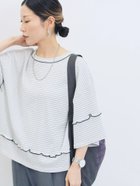 【サマンサモスモス/Samansa Mos2】の配色メローアソートプルオーバー Sグレー|ID: prp329100004666028 ipo3291000000034775131