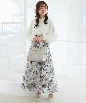 【マジェスティック レゴン/MAJESTIC LEGON】のバックレースアップフレアスカート 人気、トレンドファッション・服の通販 founy(ファニー) ファッション Fashion レディースファッション Fashion for Women スカート Skirts Aライン・フレアスカート A-Line & Flared Skirts シアー Sheer, See-Through フレア Flare, Flared ロング Long, Long-Length 定番 Standard, Basic Item |ID:prp329100004666080