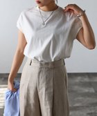 【リラクロ/relaclo】のmitis/プチハイネックフレンチスリーブTシャツ 人気、トレンドファッション・服の通販 founy(ファニー) ファッション Fashion レディースファッション Fashion for Women トップス・カットソー Cut & Sew Tops シャツ・ブラウス・オフィスカジュアル Elegant Blouses & Button-Ups ロングTシャツ・Tシャツ Longline T-Shirts & Tees インナー Innerwear エレガント 上品 Elegant カーディガン Cardigan, Knitwear スリーブ Sleeve, Long Sleeve / Short Sleeve フレンチ French, French Style ロング Long, Long-Length 吸水 Absorbent, Quick-Dry thumbnail アイボリー|ID: prp329100004666136 ipo3291000000033749476