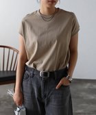 【リラクロ/relaclo】のmitis/プチハイネックフレンチスリーブTシャツ 人気、トレンドファッション・服の通販 founy(ファニー) ファッション Fashion レディースファッション Fashion for Women トップス・カットソー Cut & Sew Tops シャツ・ブラウス・オフィスカジュアル Elegant Blouses & Button-Ups ロングTシャツ・Tシャツ Longline T-Shirts & Tees インナー Innerwear エレガント 上品 Elegant カーディガン Cardigan, Knitwear スリーブ Sleeve, Long Sleeve / Short Sleeve フレンチ French, French Style ロング Long, Long-Length 吸水 Absorbent, Quick-Dry thumbnail グレージュ|ID: prp329100004666136 ipo3291000000033749477