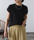 【リラクロ/relaclo】のmitis/プチハイネックフレンチスリーブTシャツ 人気、トレンドファッション・服の通販 founy(ファニー) ファッション Fashion レディースファッション Fashion for Women トップス・カットソー Cut & Sew Tops シャツ・ブラウス・オフィスカジュアル Elegant Blouses & Button-Ups ロングTシャツ・Tシャツ Longline T-Shirts & Tees インナー Innerwear エレガント 上品 Elegant カーディガン Cardigan, Knitwear スリーブ Sleeve, Long Sleeve / Short Sleeve フレンチ French, French Style ロング Long, Long-Length 吸水 Absorbent, Quick-Dry thumbnail ブラック|ID: prp329100004666136 ipo3291000000033749479