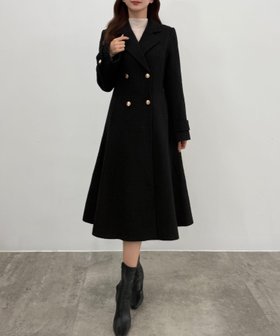 【ジュノア/JUNOAH】のCENEA ウエストシェイプツイードロングコート 人気、トレンドファッション・服の通販 founy(ファニー) ファッション Fashion レディースファッション Fashion for Women アウター Coat / Outerwear Collection コート・ロングコート・ピーコート Long Coats, Peacoats & More |ID:prp329100004666143