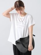 【テチチ/Te chichi】のエンボスロゴTシャツ オフホワイト|ID: prp329100004666151 ipo3291000000033749550