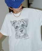 【フリークスストア/FREAK'S STORE】の手書き風 ドッグ アート Tシャツ 限定展開 25SS オフホワイト|ID: prp329100004666165 ipo3291000000033749604