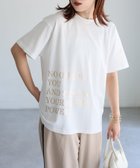 【リベリー/Riberry】の袖ロゴ半袖Tシャツ ホワイト×ゴールド|ID: prp329100004666168 ipo3291000000033749618