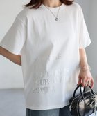 【リベリー/Riberry】の袖ロゴ半袖Tシャツ ホワイト×シルバー|ID: prp329100004666168 ipo3291000000033749620