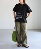 【リベリー/Riberry】の袖ロゴ半袖Tシャツ ブラック×ホワイト|ID: prp329100004666168 ipo3291000000033749626