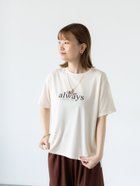 【テチチ/Te chichi】のネックレス刺繍プリントTシャツ ベージュ|ID: prp329100004666177 ipo3291000000033749651