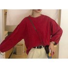 【ミニミニストア/miniministore】の長袖Tシャツ ドロップショルダーtシャツ ワインレッド|ID: prp329100004666223 ipo3291000000033749847