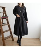 【イッカ/ikka】のカットジャガードワンピース ブラック|ID: prp329100004666228 ipo3291000000033991426