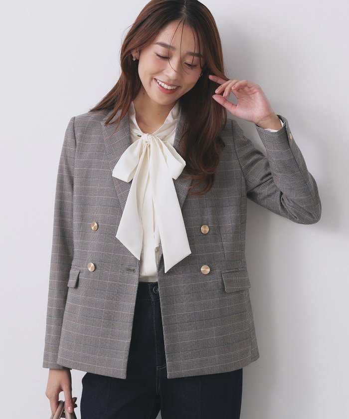 【インデックス/INDEX】の《Oggi掲載》ダブルブレストテーラードジャケット/セットアップ対応可【洗える】 インテリア・キッズ・メンズ・レディースファッション・服の通販 founy(ファニー) https://founy.com/ 雑誌掲載アイテム Magazine Picks & Fashion Features ファッション雑誌 Fashion Magazines オッジ Oggi ファッション Fashion レディースファッション Fashion for Women アウター Coat / Outerwear Collection レディースジャケット・軽アウター Jackets テーラードジャケット / 通勤・きれいめスタイル Tailored Jackets & Blazers インナー Innerwear ウォッシャブル Machine Washable 洗える Machine Washable カッティング Cutting Detail クラシカル Classical, Vintage-Inspired 11月号 November Issue シンプル Simple, Minimal セットアップ Set-Up, Coordinated Outfit 雑誌 Magazine, Fashion Magazine タートルネック Turtleneck, High Neck ダウン Down, Puffer ダブル Double, Double-Breasted デニム Denim, Jeans Material トレンド Trend, Trending Now フォーマル Formal, Dressy リブニット Rib Knit, Ribbed Knit リラックス Relax, Relaxed Fit おすすめ Recommended / Our Picks 旅行 Travel エレガント 上品 Elegant |ID: prp329100004666230 ipo3291000000034712408