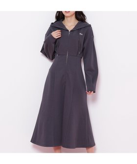 【ジルバイジルスチュアート/JILL by JILLSTUART】のダイバーフーディーロングワンピース 人気、トレンドファッション・服の通販 founy(ファニー) ファッション Fashion レディースファッション Fashion for Women ワンピース Dresses フィット Fit, Slim Fit ロング Long, Long-Length 楽ちん Easy Fit, Comfortable |ID:prp329100004666242
