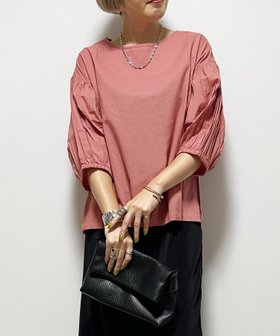 【リラクロ/relaclo】のmitis/コットンキャンブリック ボリューム袖プルオーバー 人気、トレンドファッション・服の通販 founy(ファニー) ファッション Fashion レディースファッション Fashion for Women トップス・カットソー Cut & Sew Tops カジュアルプルオーバー・ニットトップス Pullovers & Knit Tops / Casual Pullovers シンプル Simple, Minimal スカーフ Scarf, Neckwear スリーブ Sleeve, Long Sleeve / Short Sleeve ネックレス Necklace, Pendant Necklace フロント Front, Front Design ベーシック Basic, Essential |ID:prp329100004666252