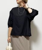 【リラクロ/relaclo】のmitis/コットンキャンブリック ボリューム袖プルオーバー 人気、トレンドファッション・服の通販 founy(ファニー) ファッション Fashion レディースファッション Fashion for Women トップス・カットソー Cut & Sew Tops カジュアルプルオーバー・ニットトップス Pullovers & Knit Tops / Casual Pullovers シンプル Simple, Minimal スカーフ Scarf, Neckwear スリーブ Sleeve, Long Sleeve / Short Sleeve ネックレス Necklace, Pendant Necklace フロント Front, Front Design ベーシック Basic, Essential thumbnail ブラック|ID: prp329100004666252 ipo3291000000033749934