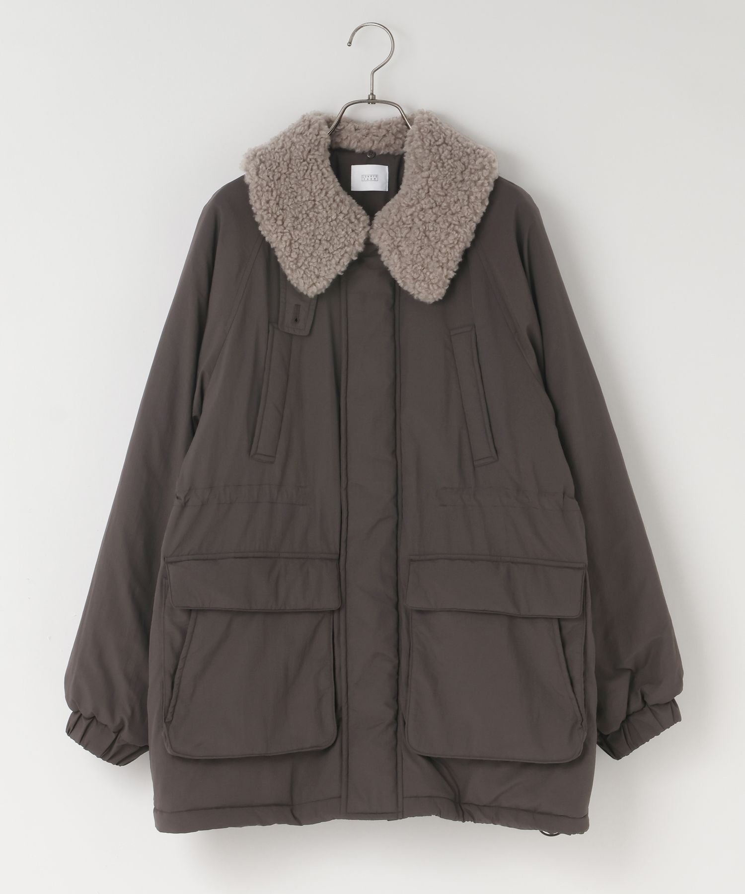 【ローリーズファーム/LOWRYS FARM】のナカワタハンティングジャケット インテリア・キッズ・メンズ・レディースファッション・服の通販 founy(ファニー) 　ファッション　Fashion　レディースファッション　Fashion for Women　アウター　Coat / Outerwear Collection　レディースジャケット・軽アウター　Jackets　シンプル　Simple, Minimal　ジャケット　Jacket, Outerwear　タイトスカート　Pencil Skirt, Tight Skirt　ダウン　Down, Puffer　デニム　Denim, Jeans Material　トレンド　Trend, Trending Now　リラックス　Relax, Relaxed Fit　チャコールグレー18|ID: prp329100004666259 ipo3291000000033849688