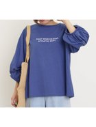 【サマンサモスモス/Samansa Mos2】の袖タックTシャツ ブルー|ID: prp329100004666282 ipo3291000000033750040