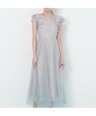 【ジルバイジルスチュアート/JILL by JILLSTUART】の配色パイピングレースワンピース 人気、トレンドファッション・服の通販 founy(ファニー) ファッション Fashion レディースファッション Fashion for Women ワンピース Dresses オケージョン Occasion Wear チュール Tulip, Tulip Motif レース Lace, Lace Fabric thumbnail グレー|ID: prp329100004666294 ipo3291000000033750095