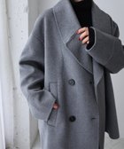 【アンドミー/andme】のリバー ピーコート evernavy エバーネイビー 人気、トレンドファッション・服の通販 founy(ファニー) ファッション Fashion レディースファッション Fashion for Women アウター Coat / Outerwear Collection コート・ロングコート・ピーコート Long Coats, Peacoats & More ダブル Double, Double-Breasted トレンド Trend, Trending Now フェイス Face, Facial Design ベーシック Basic, Essential ボックス Boxy, Box Shape ポケット Pocket, Pocket Detail thumbnail チャコールグレー|ID: prp329100004666323 ipo3291000000035079869