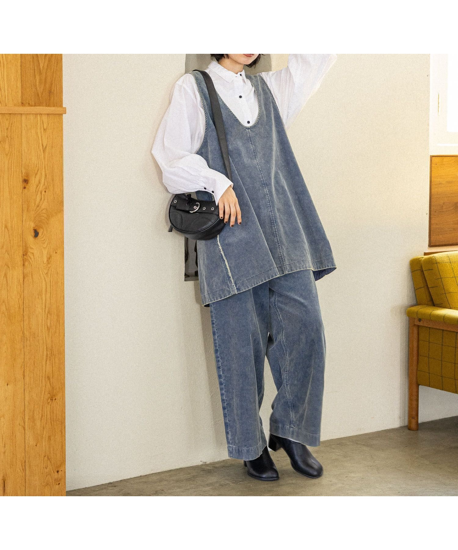 【ニコアンド/niko and】のアソート2WAY ZIPミニワンピース インテリア・キッズ・メンズ・レディースファッション・服の通販 founy(ファニー) 　ファッション　Fashion　レディースファッション　Fashion for Women　ワンピース　Dresses　おすすめ　Recommended / Our Picks　なめらか　Smooth, Silky Texture　インナー　Innerwear　コーデュロイ　Corduroy, Cord Fabric　スウェット / スエット　Sweatshirt, Sweatwear　セットアップ　Set-Up, Coordinated Outfit　チュニック　Tunic, Long Top　バランス　Balance, Style Balance　フレア　Flare, Flared　ロング　Long, Long-Length　エレガント 上品　Elegant　インディゴコーデュロイ|ID: prp329100004666325 ipo3291000000033750202