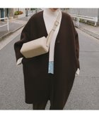 【アンドミー/andme】のノーカラー リバー コクーン コート evernavy エバーネイビー 人気、トレンドファッション・服の通販 founy(ファニー) ファッション Fashion レディースファッション Fashion for Women アウター Coat / Outerwear Collection コート・ロングコート・ピーコート Long Coats, Peacoats & More コクーン Cocoon, Cocoon Silhouette シンプル Simple, Minimal ダブル Double, Double-Breasted フェイス Face, Facial Design ポケット Pocket, Pocket Detail thumbnail ブラウン|ID: prp329100004666337 ipo3291000000034964478