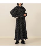 【カロリナ グレイサー/CAROLINA GLASER】のドット リボンタイ ワンピース 人気、トレンドファッション・服の通販 founy(ファニー) ファッション Fashion レディースファッション Fashion for Women ワンピース Dresses ドット Polka Dot, Dot Pattern リボン Ribbon, Bow thumbnail BLACK|ID: prp329100004666343 ipo3291000000033750265
