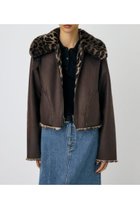 【マウジー/moussy】のREVER FAUX ファーコート 人気、トレンドファッション・服の通販 founy(ファニー) ファッション Fashion レディースファッション Fashion for Women アウター Coat / Outerwear Collection コート・ロングコート・ピーコート Long Coats, Peacoats & More おすすめ Recommended / Our Picks コンパクト Compact, Small Size スタイリッシュ Stylish, Fashionable スタンド Stand Collar, Upright Stand フェイクファー Faux Fur, Imitation Fur ボンディング Bonding, Bonded Fabric レオパード Leopard, Animal Print 人気 Popular, Best Seller 再入荷 Restock / Back in Stock thumbnail 柄BRN5|ID: prp329100004666346 ipo3291000000033750277
