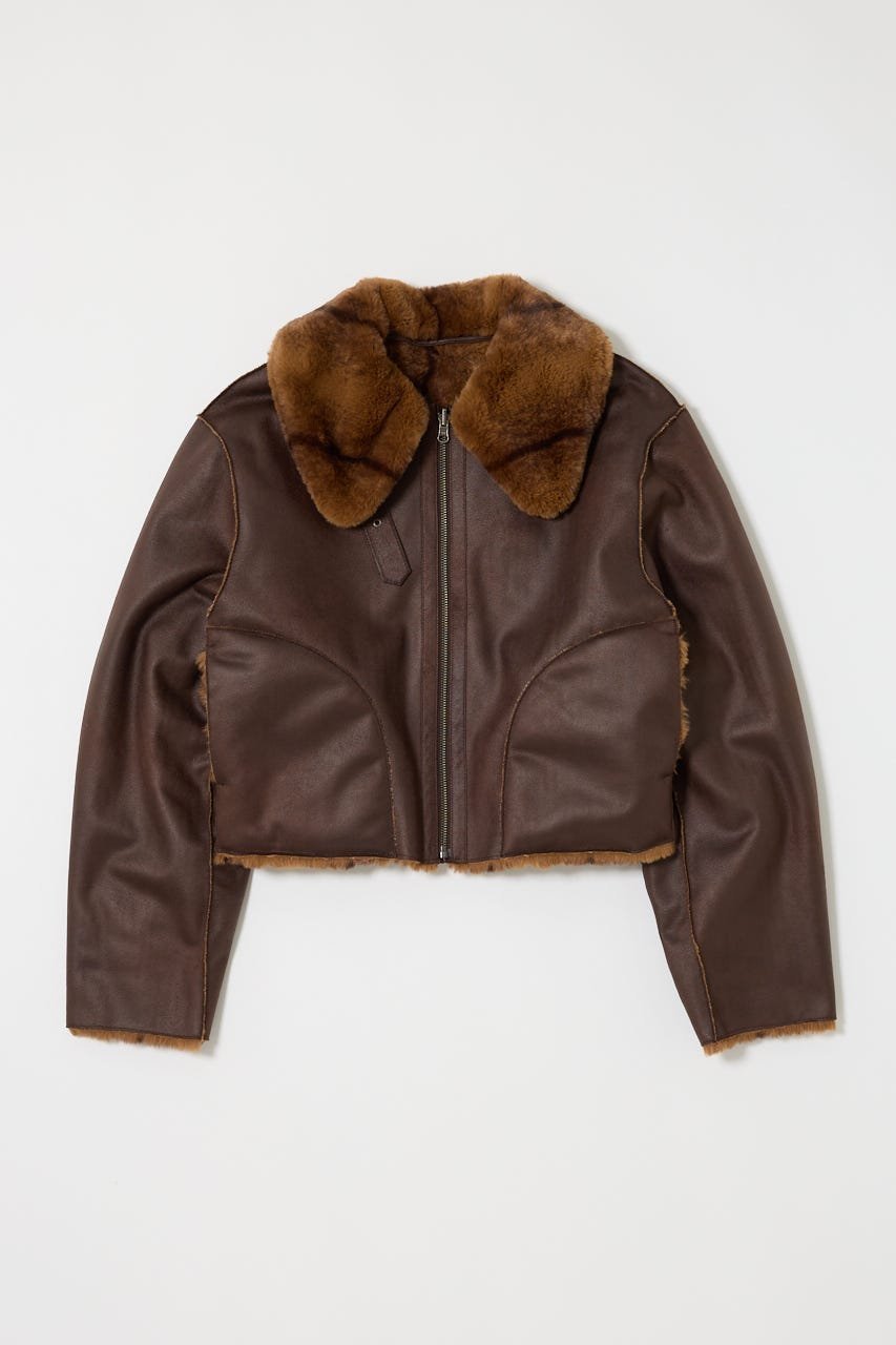 【マウジー/moussy】のREVER FAUX ファーコート インテリア・キッズ・メンズ・レディースファッション・服の通販 founy(ファニー) 　ファッション　Fashion　レディースファッション　Fashion for Women　アウター　Coat / Outerwear Collection　コート・ロングコート・ピーコート　Long Coats, Peacoats & More　おすすめ　Recommended / Our Picks　コンパクト　Compact, Small Size　スタイリッシュ　Stylish, Fashionable　スタンド　Stand Collar, Upright Stand　フェイクファー　Faux Fur, Imitation Fur　ボンディング　Bonding, Bonded Fabric　レオパード　Leopard, Animal Print　人気　Popular, Best Seller　再入荷　Restock / Back in Stock　M/BRN7|ID: prp329100004666346 ipo3291000000033750278