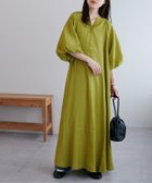 【ディスコート/Discoat】の【新色追加!/WEB限定】バルーンマキシワンピース ピスタチオ|ID: prp329100004666387 ipo3291000000033827482