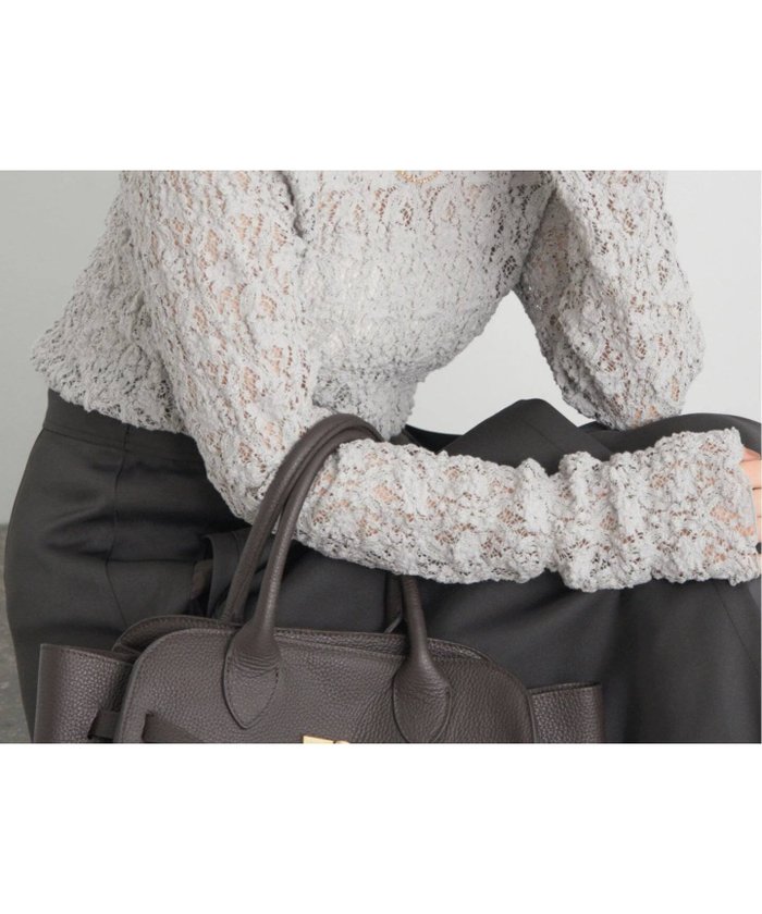 【イエナ/IENA】のFlowerストレッチレースプルオーバー インテリア・キッズ・メンズ・レディースファッション・服の通販 founy(ファニー) https://founy.com/ ファッション Fashion レディースファッション Fashion for Women トップス・カットソー Cut & Sew Tops カジュアルプルオーバー・ニットトップス Pullovers & Knit Tops / Casual Pullovers 2025年 2025 2025-2026秋冬・A/W Autumn/Winter 2025–26 AW25–26 エレガント 上品 Elegant ストレッチ Stretch, Stretchy Fabric フラワー Flower, Floral モチーフ Motif, Design Theme レース Lace, Lace Fabric A/W・秋冬 Autumn/Winter |ID: prp329100004666390 ipo3291000000033836542