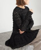 【イエナ/IENA】のFlowerストレッチレース ペプラムプルオーバー ブラック|ID: prp329100004666395 ipo3291000000033750451