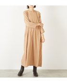 【メルローズ クレール/MELROSE claire】の【カットジャガードロングワンピース】 人気、トレンドファッション・服の通販 founy(ファニー) ファッション Fashion レディースファッション Fashion for Women ワンピース Dresses アイレット Eyelet Lace ポケット Pocket, Pocket Detail リラックス Relax, Relaxed Fit ロング Long, Long-Length 無地 Plain, Solid Color thumbnail ベージュ|ID: prp329100004666423 ipo3291000000033828813